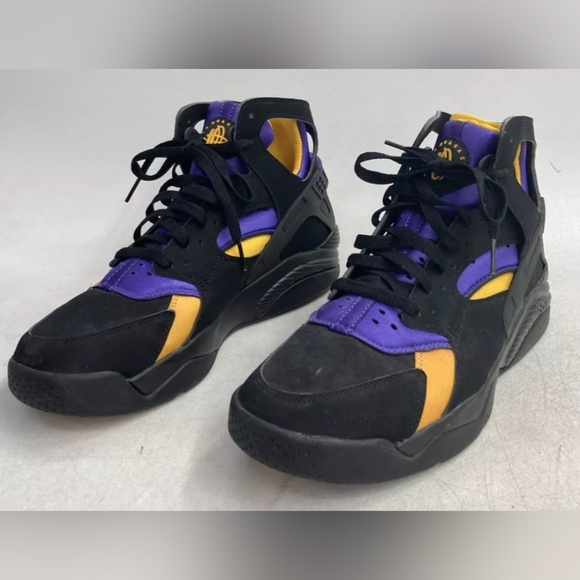 Nike Air Flight Huarache (Lakers Away) Men's Size 9 NWOT MSRP $275 - Picture 3 of 7